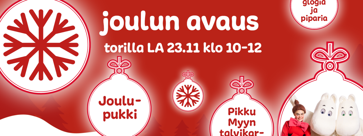 Heinolan joulunavaus 2024 mainos